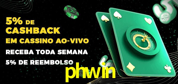 Promoções do cassino ao Vivo phwin